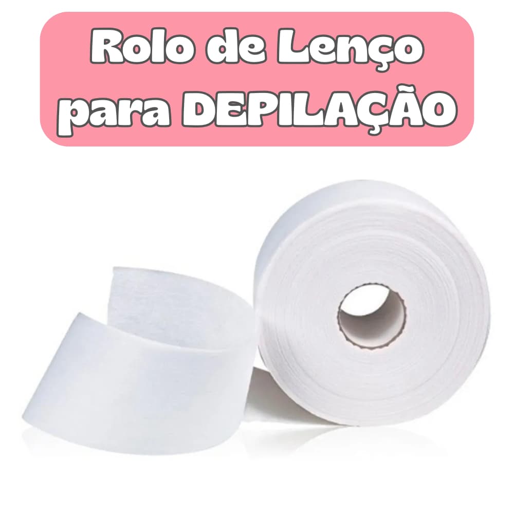 Lenço Para Depilação TNT para Clinicas de Estética Salão de Beleza Higiene
