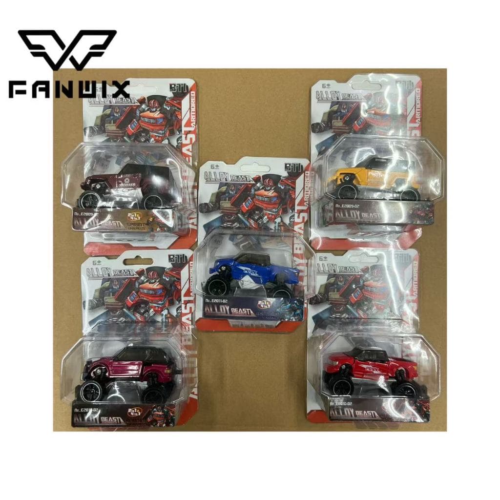 Carro De Brinquedo Infantil De Metal Vira Robô Transforme COR ALEATÓRIO, Fanwix