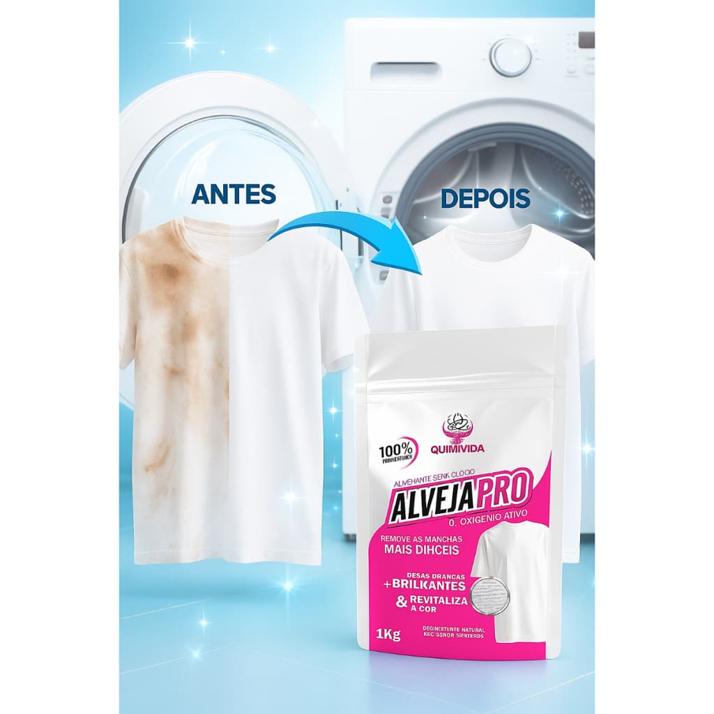 Percarbonato de Sódio - Alvejante, Limpeza Doméstica e Desinfecção