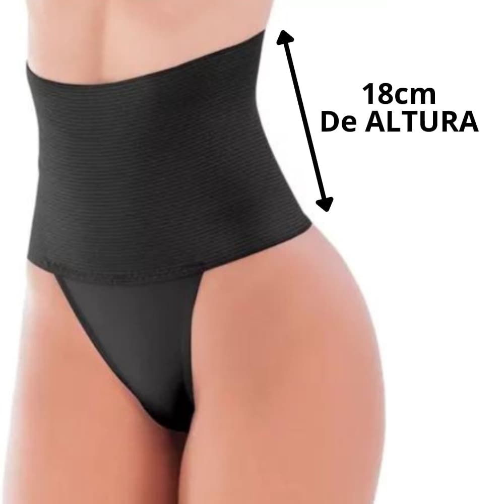 Calcinha modeladora pós-parto plus size cintura alta para emagrecimento do abdômen feminino