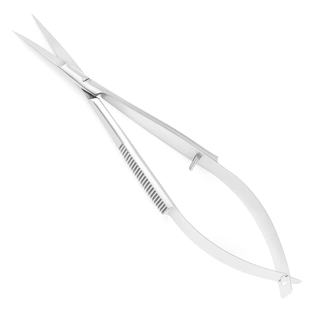 Tesoura Ponta RETA Para Sobrancelhas Aço Inox - Profissional