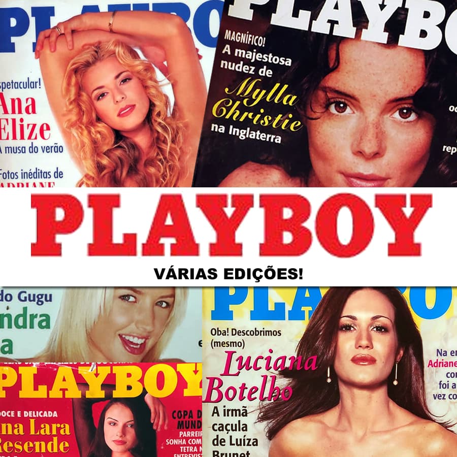 Revista Playboy Várias Edições Anos 80 a 2000