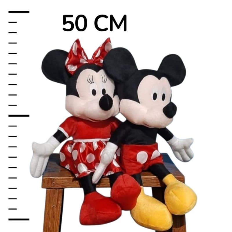 Minnie ou Mickey mouse da Disney boneco de pelúcia 50cm antialégico  envio imediato