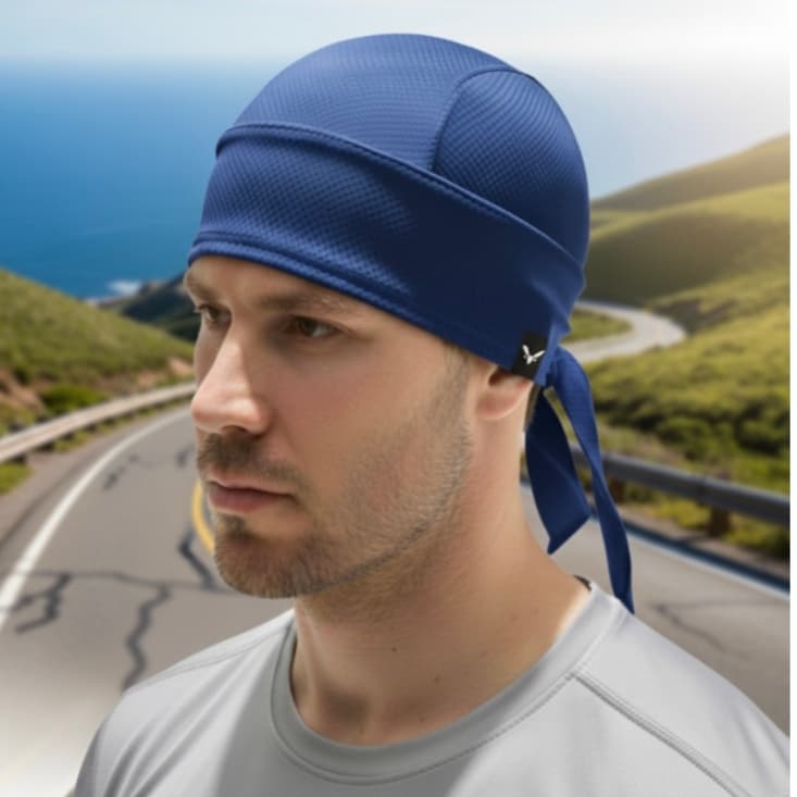 Bandana Ciclista Bike Esportiva Touca Texturizada Proteção UV Lenço Corrida Pulsatrix