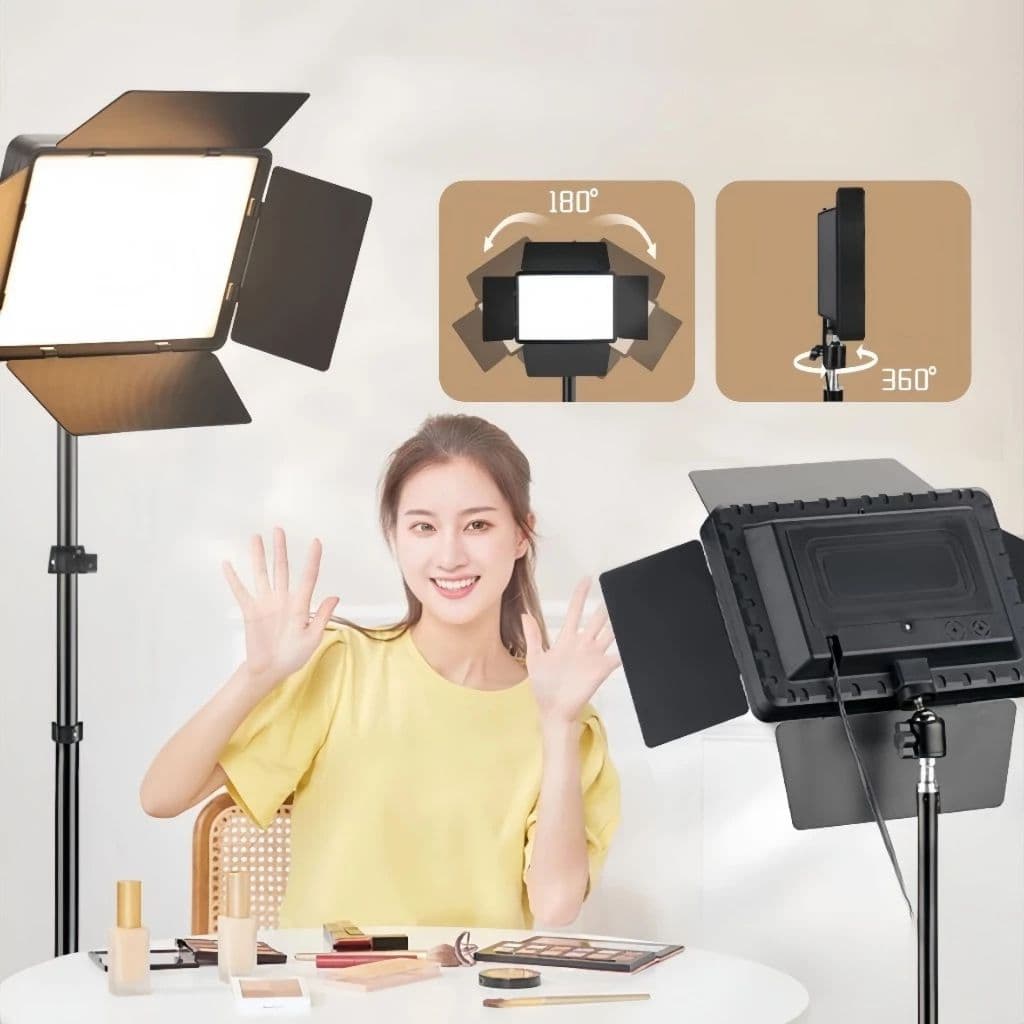 Refletor LED Video Light para Photo Studio, Full Screen Fill Lamp, Lighting Panel, Fotografia Iluminação Profissional