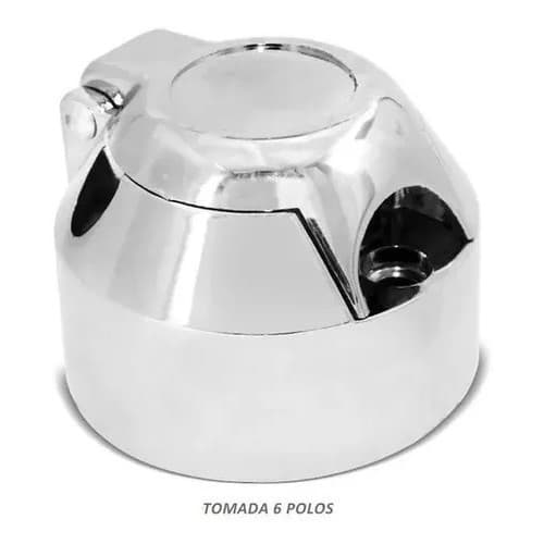 tomada eletrica 6 pinos para engate de carro oferta