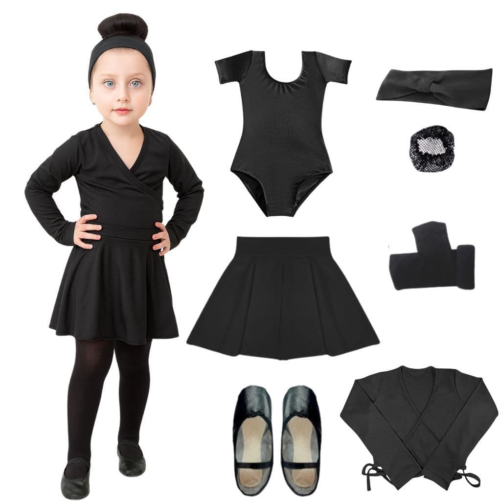 Uniforme Ballet Completo 7 Itens Infantil Com Casaquinho