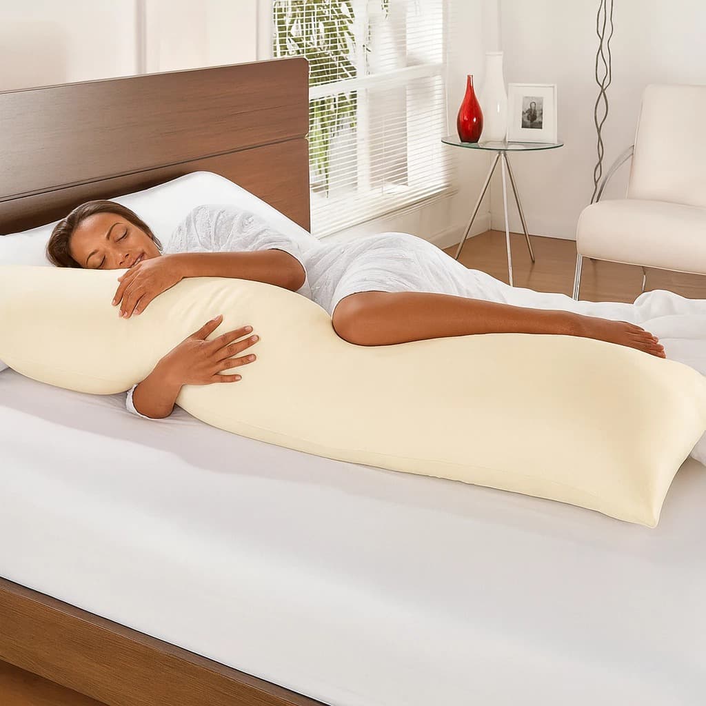 Travesseiro De Corpo Xuxão Antialérgico 1,36X40 Almofada Body Pillow Confortável - Varios Cores