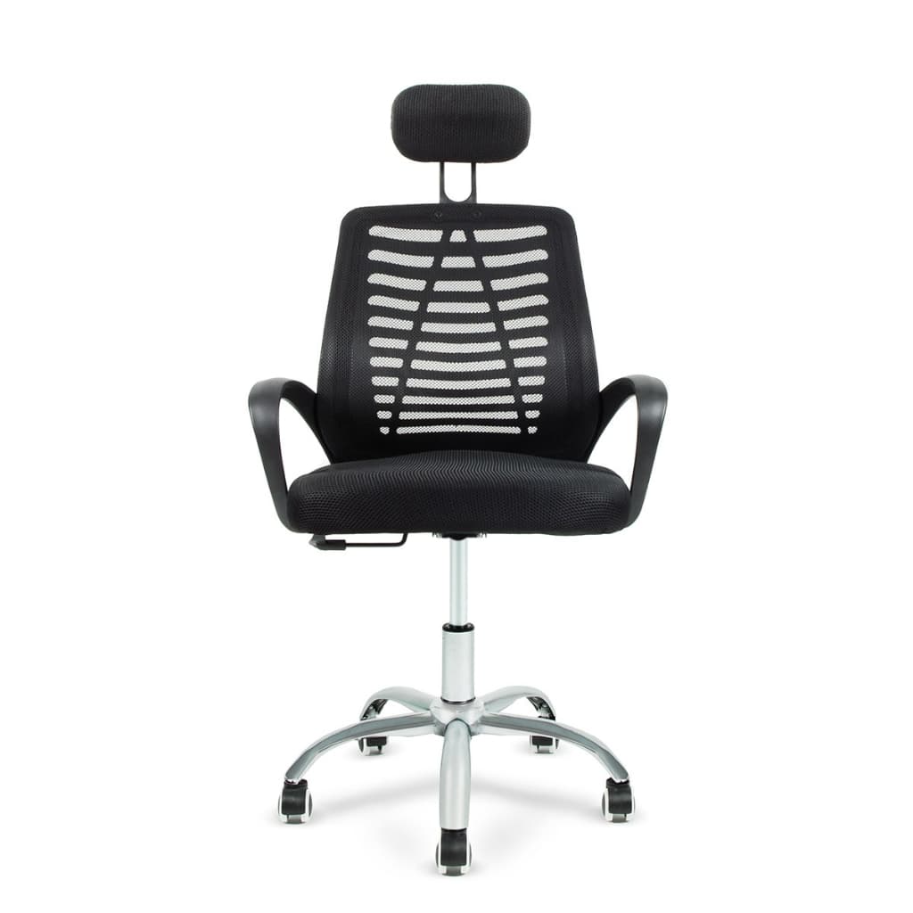 Cadeira de Escritório Secretária Presidente Mesh Ergonômica Heads Best Chair Com Encosto de Cabeça