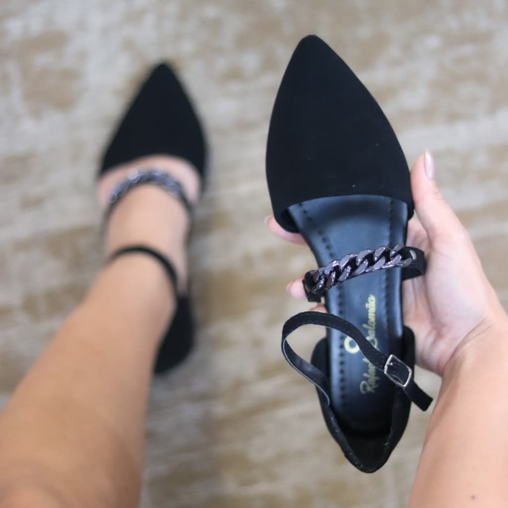 Sapato feminino corrente Salomé sapatilha  baixa confortavel sandalia dia a dia confortavel