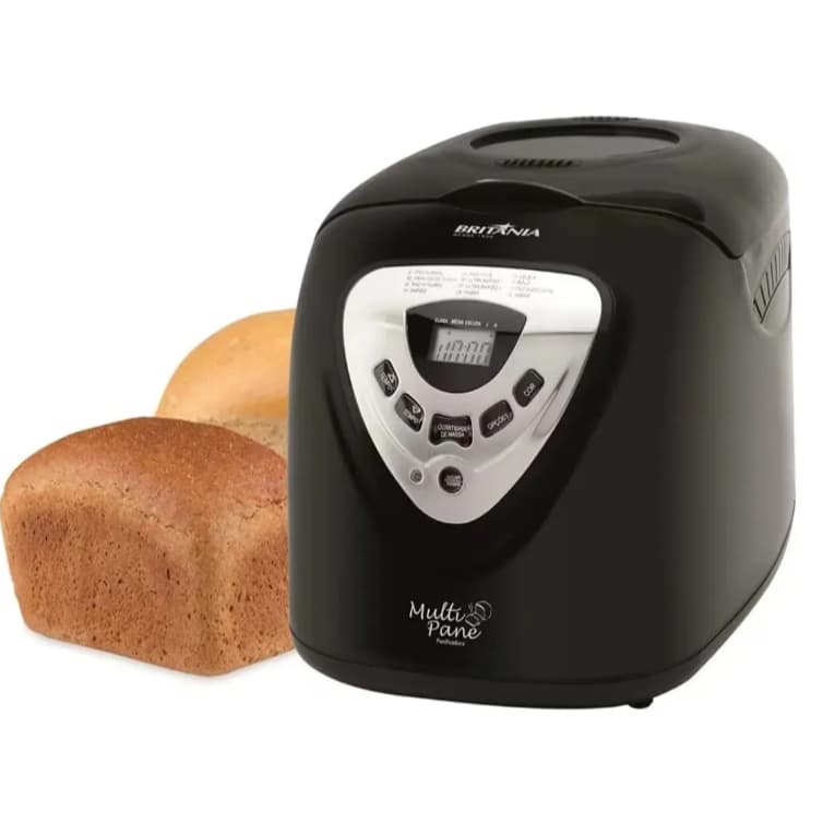 Panificadora MultiPane 12 Programas Britânia Timer Máquina de Pães Programável Inox