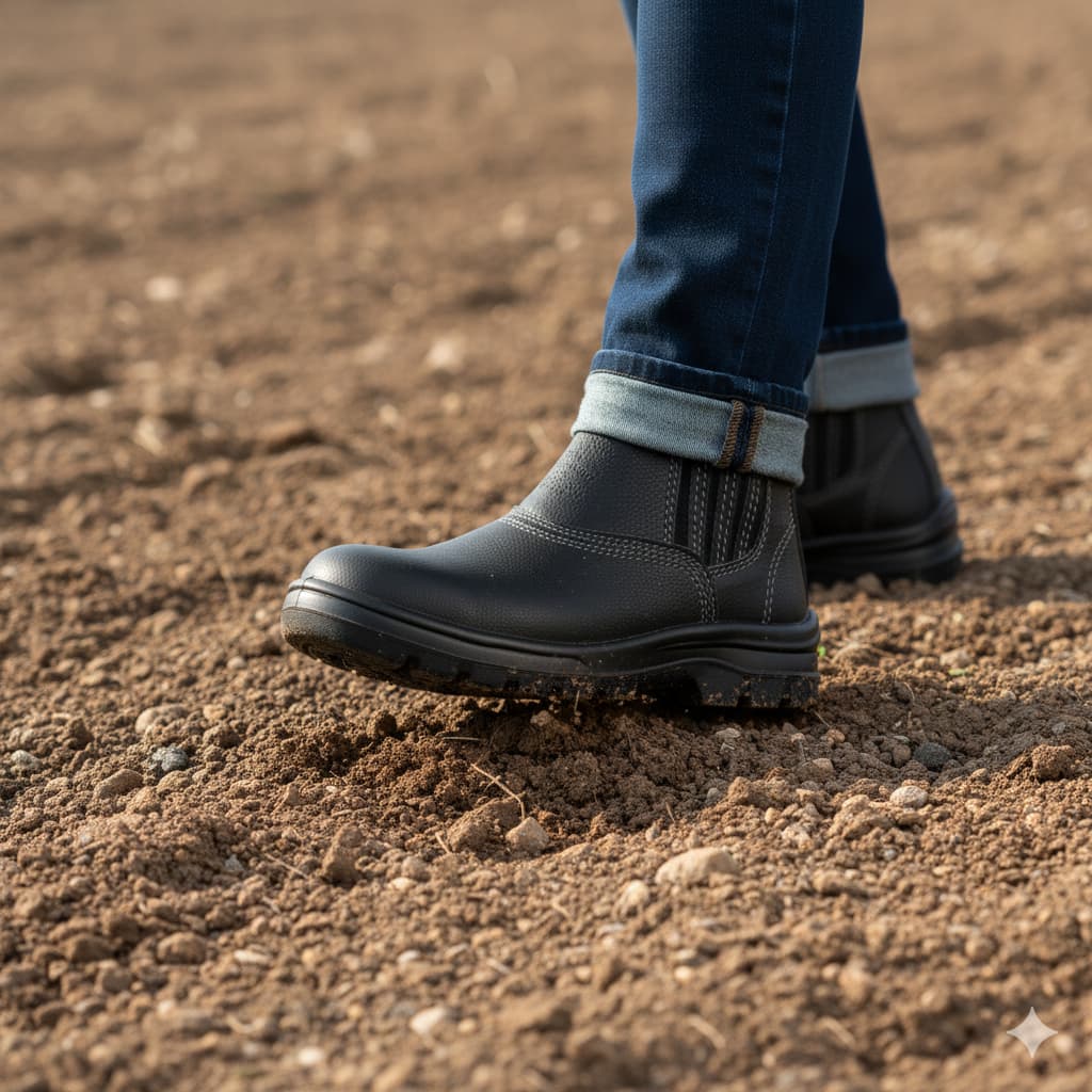 botina bico pvc segurança