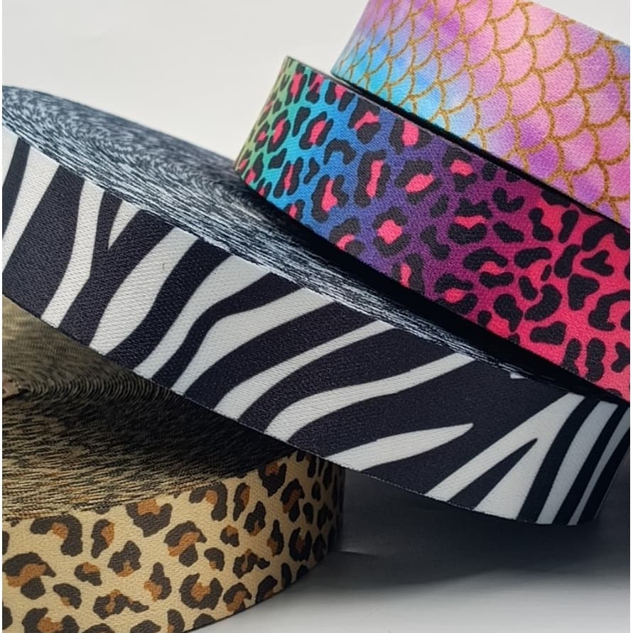 Alça criativa 3CM para Bolsas e Nécessaires Estampa Animal - Escolha a metragem