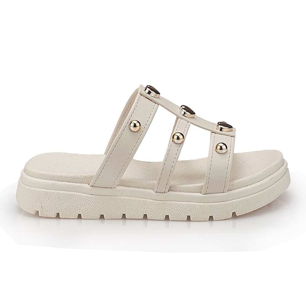 Sandália Papete Infantil Menina Casual Super Macio e Leve