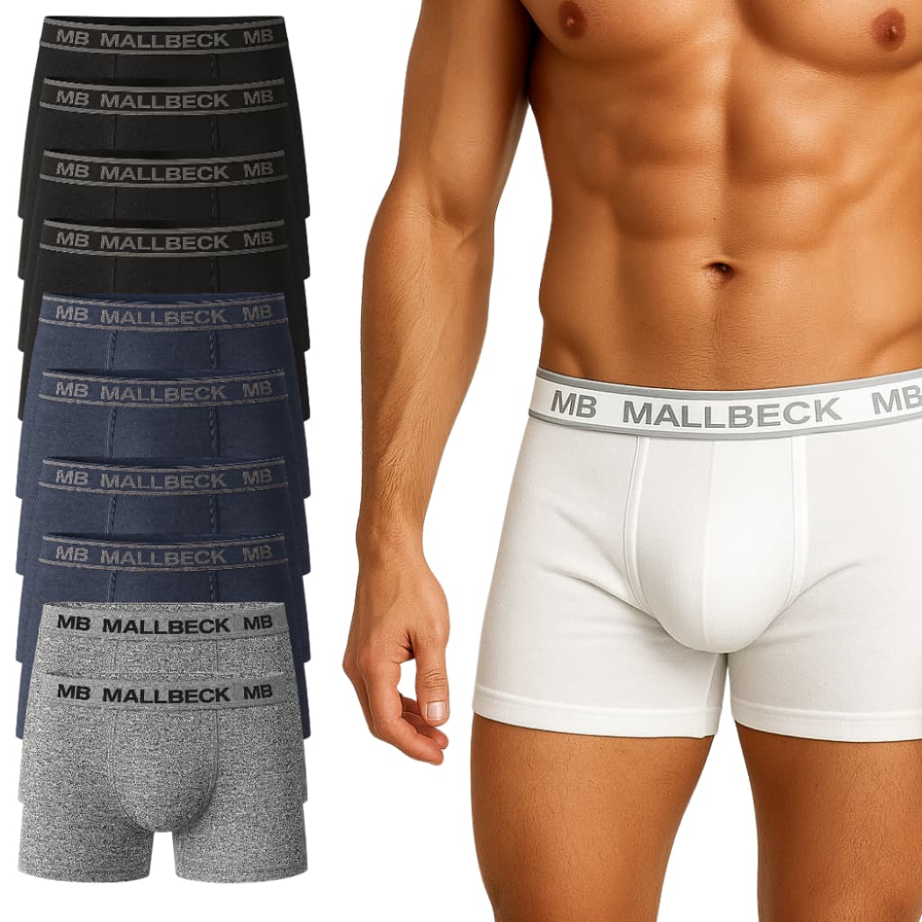 Kit Cuecas Boxer de ALGODÃO Masculina Box Adulto Cueca Coton Premium