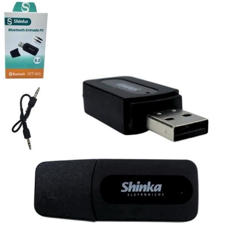 Receptor Bluetooth Para Música Usb / P2 Shinka - Yet-m1 Adaptador .