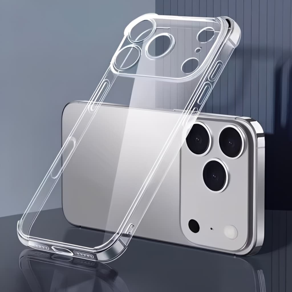 Capa Case Capinha De Celular iPhone Anti Impacto Transparente P/ iPhone 17 Pro Max 17 Air 17 Pro 17