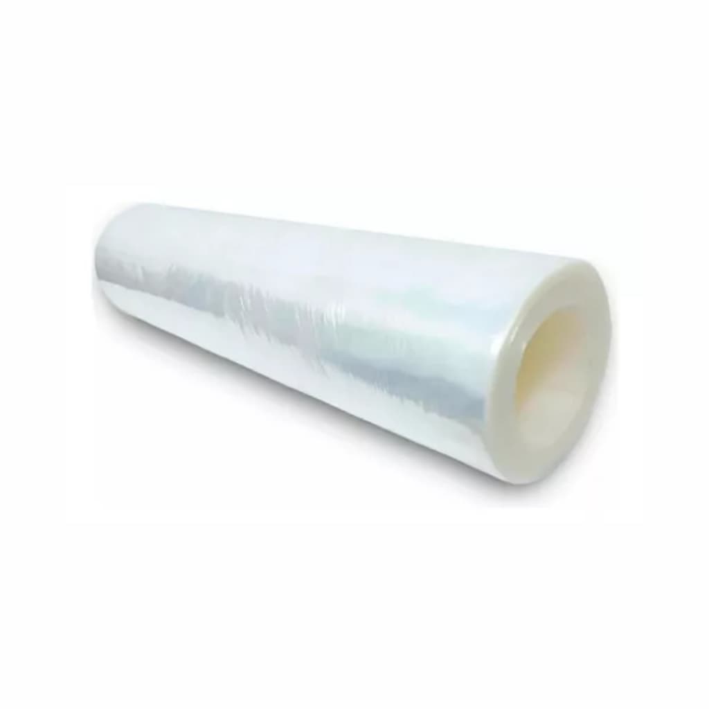 1 Bobina/rolo Filme Stretch 500mmx0,25mic Virgem sem tubete – 1kg