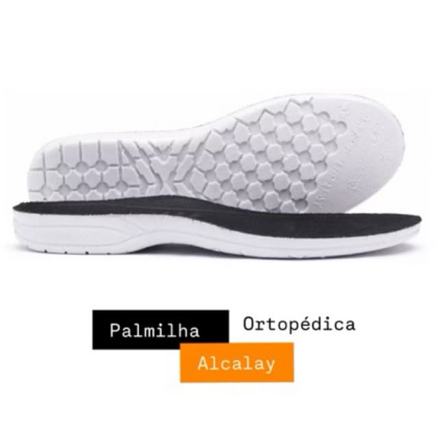 Palmilha Ortopédica 2.5cm Gel PU Anti-impacto Confortável Amortecedora Grossa Anatômica Corretiva Anti-torsão Track