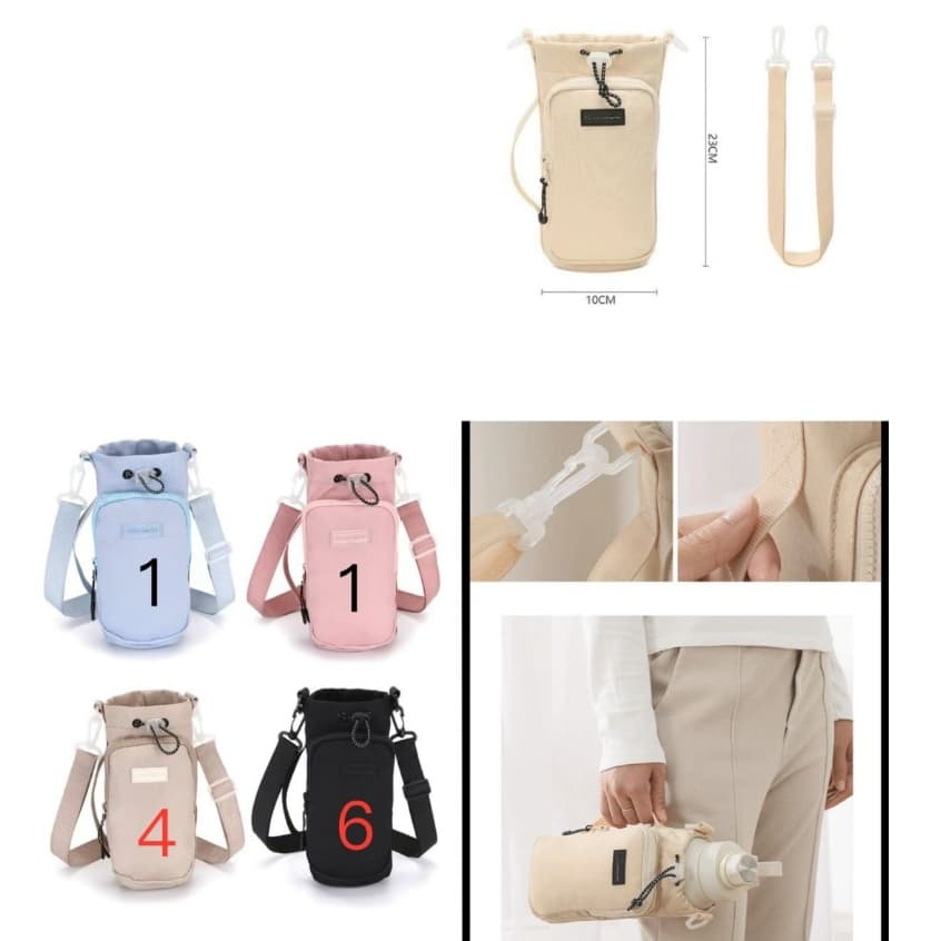 Bolsa Transversal Porta Garrafinha de Água Ideal Para Passeios Ao Ar Livre Academia E Faculdade