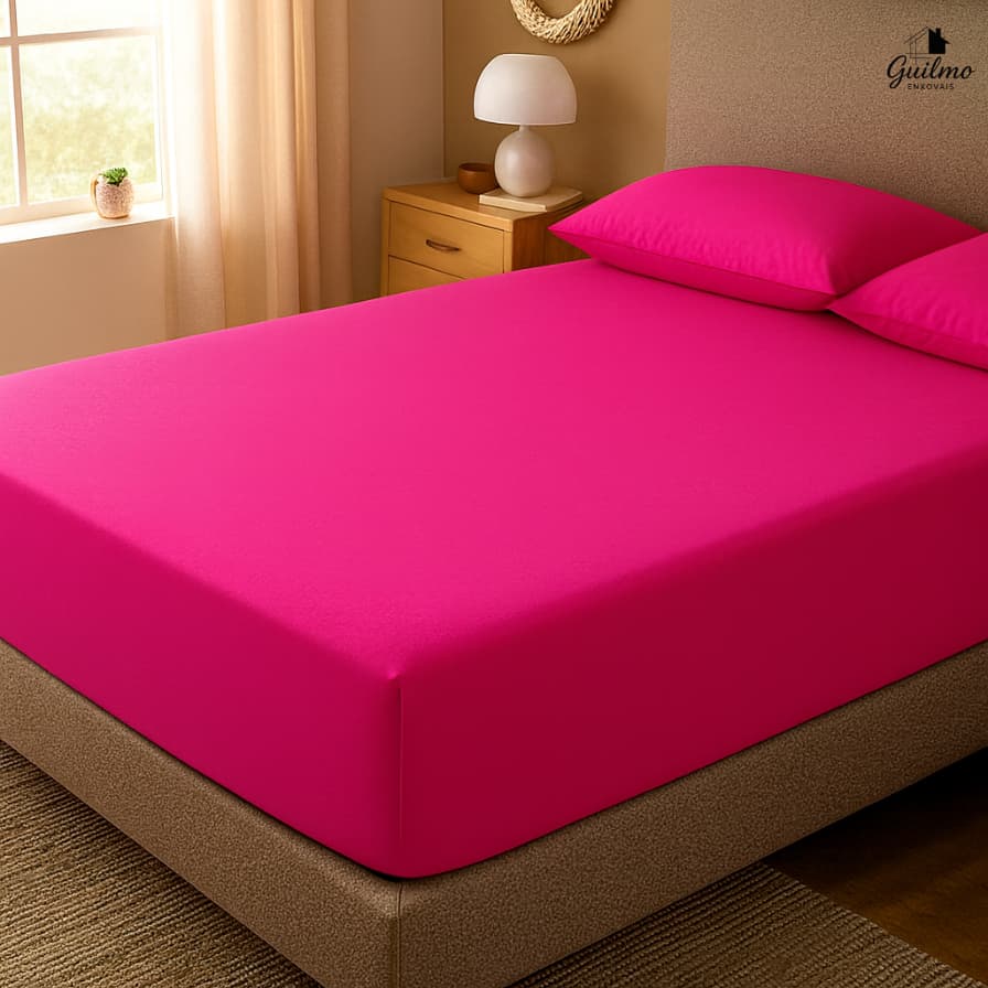 Jogo de Cama Microfibra Anti-Alergênico – Toque Aveludado Diversas Cores