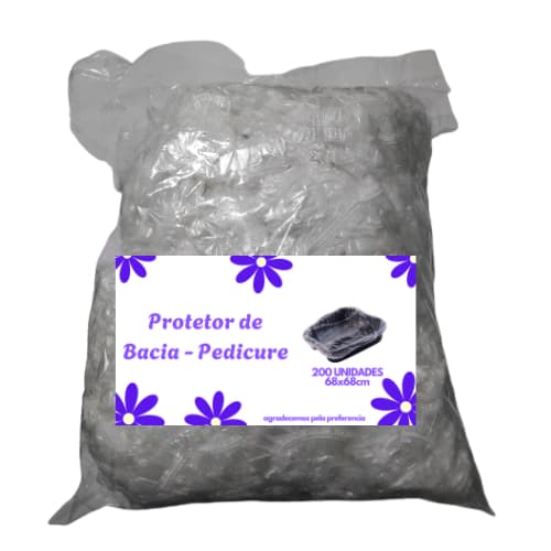 Protetor de Bacia para Pedicure – Descartável - 200, 100, 50 unidades