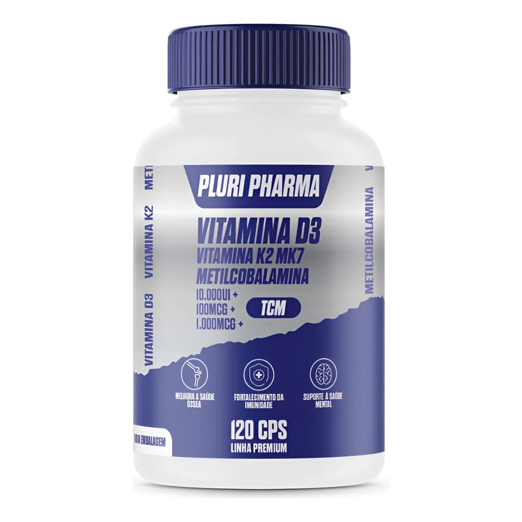Metilcobalamina 1mg + D3 10,000ui + K2 100mcg C/120