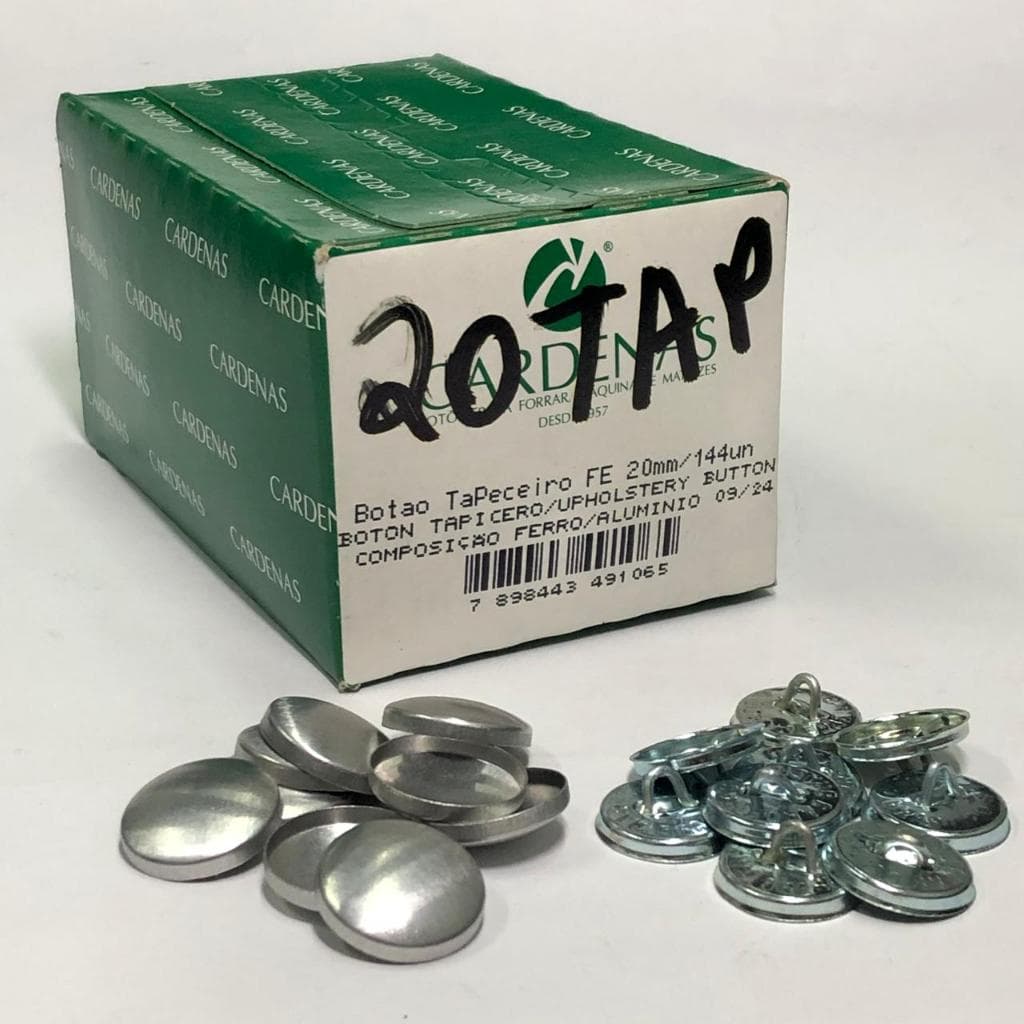 Botão Bombe Tapeceiro Ferro CARDENAS 144 un