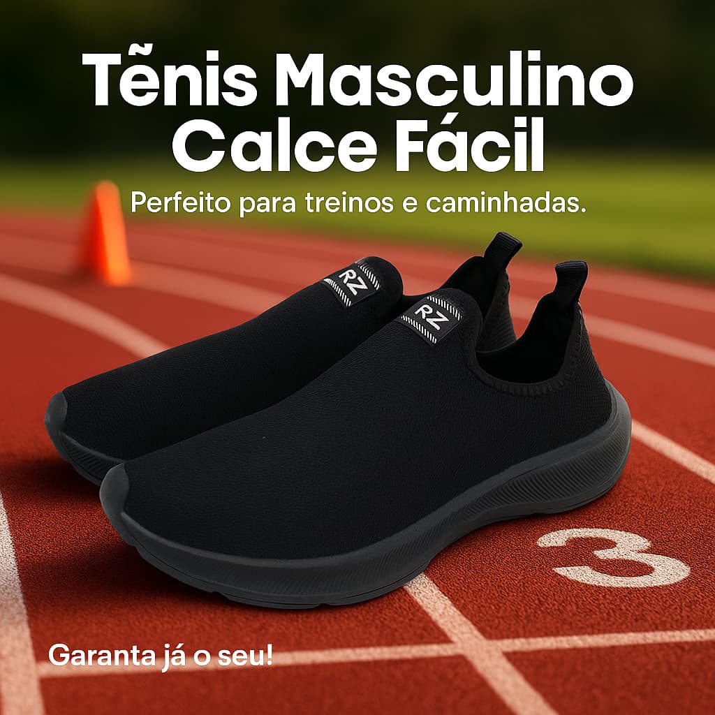 Tênis Ortopédico Masculino Corrida, Caminhada  Meia  Calce Fácil Esportivo Confortável 34 ao 44