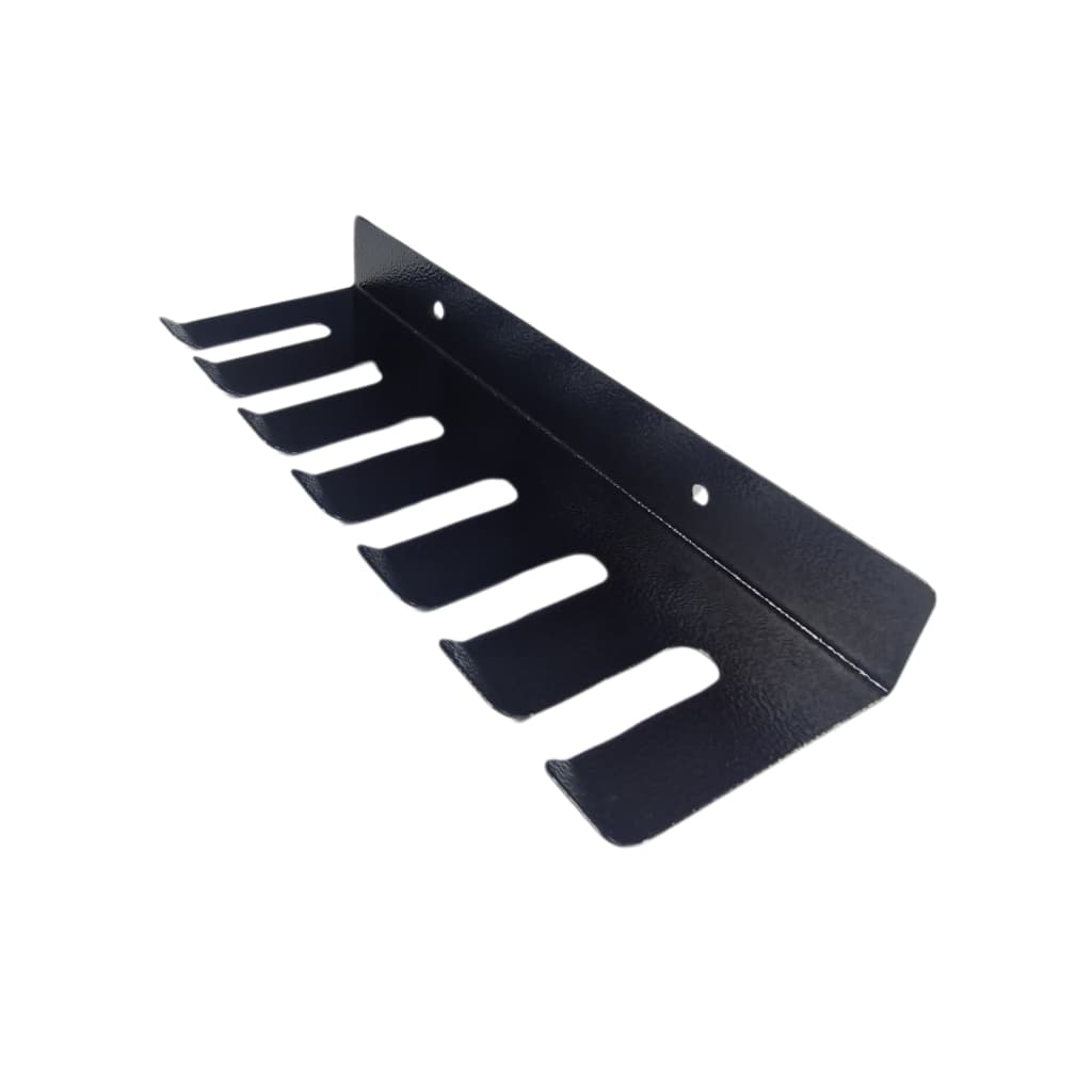 Porta Espeto Preto De Parede 24cm Le Gourmet Para 6 Espetos