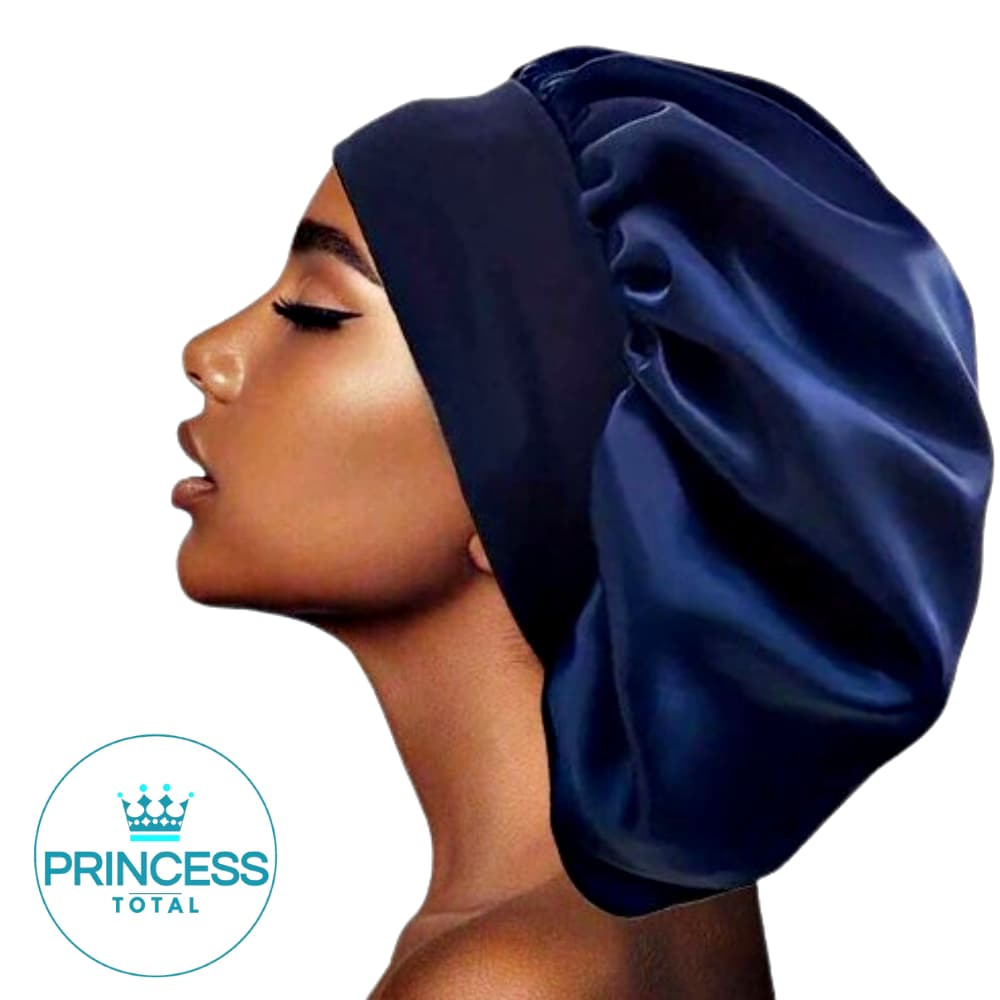 Touca de Cetim Com Faixa Larga Para Cozinha Maquiagem Dormir Banho Capacete Motos Anti Frizz