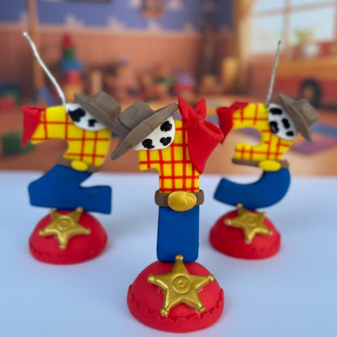 Vela De Biscuit Tema Toy Story