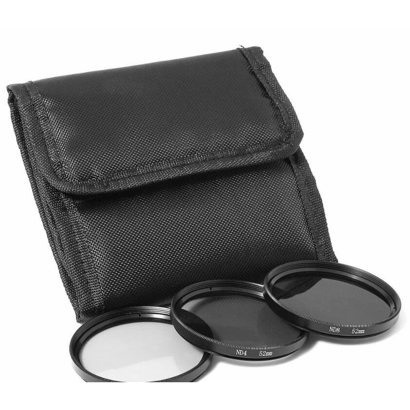 Kit De Filtro Nd2 + Nd4 + Nd8 + Case 49mm Sony Nikon