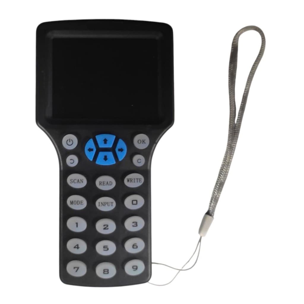 Programadora de Tag Rfid Multifuncional Com Display Preto