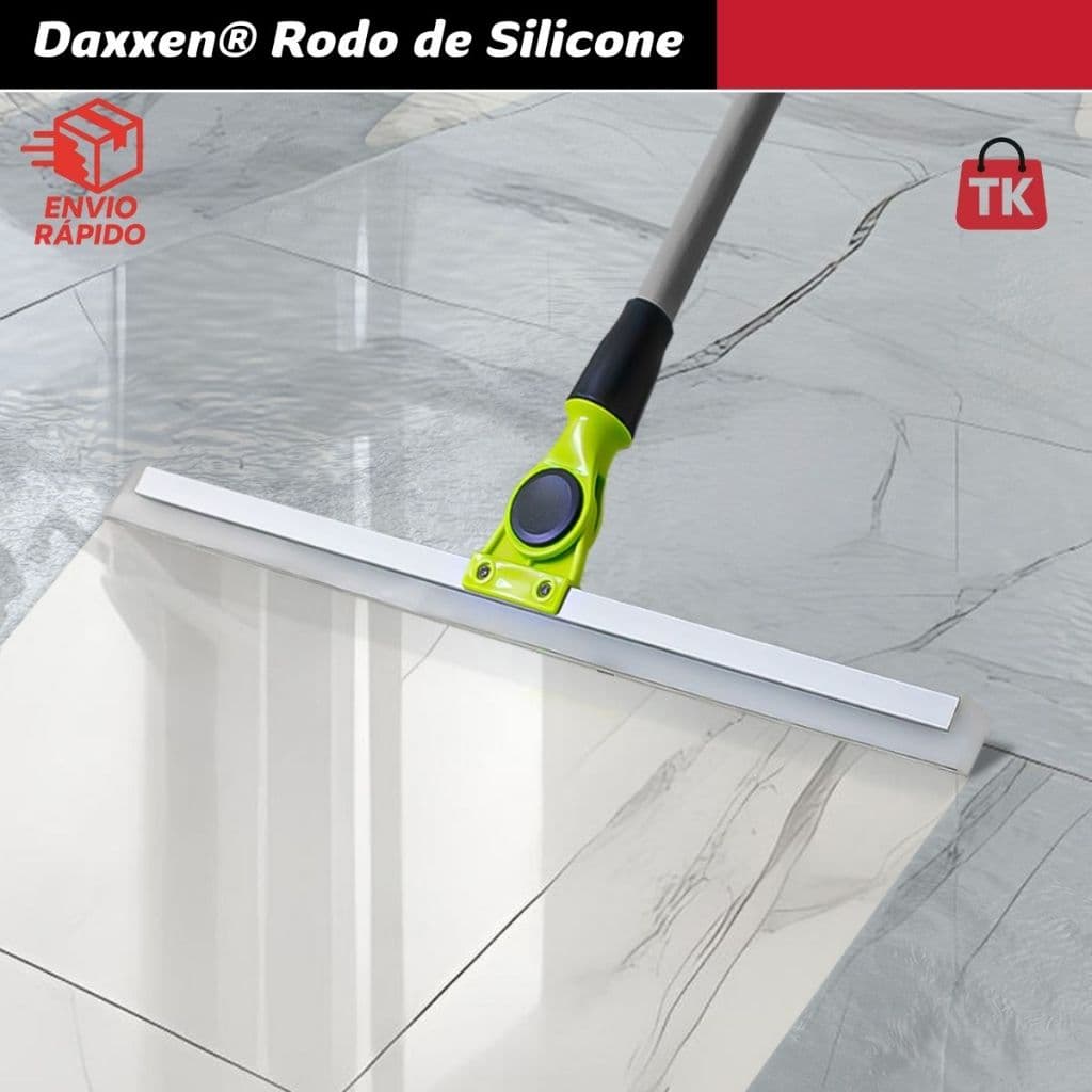 Rodo de Silicone Daxxen® Ákora – Limpeza Sem Risco, Secagem Rápida e Praticidade