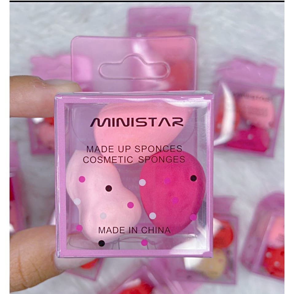 12 kits com 36 Mini Esponja Gota e Blender Para rosto e Maquiagem Base E Corretivo