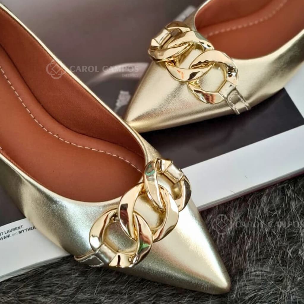 Sapatilha Bico Feminina Fino Casual Confortável Sapato feminino bico fino