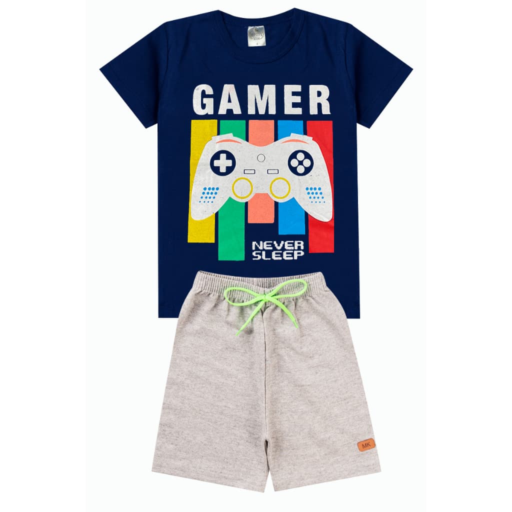 Conjunto Infantil e Juvenil Menino Masculino 2 ao 14 - Produto Premium