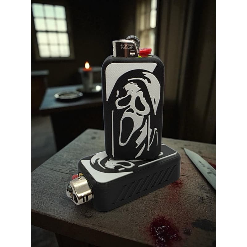 Case Capinha para Isqueiro BIC Maxx -grande Personalizado - Todos Mundo Em Pânico - Facada