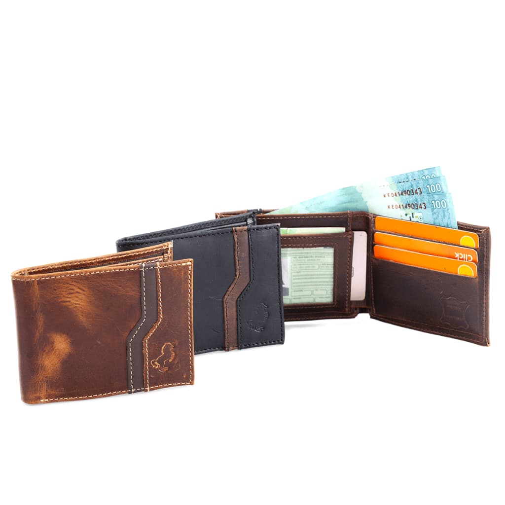 Carteira Masculina Couro Legítimo Porta Cartão Dinheiro CNH