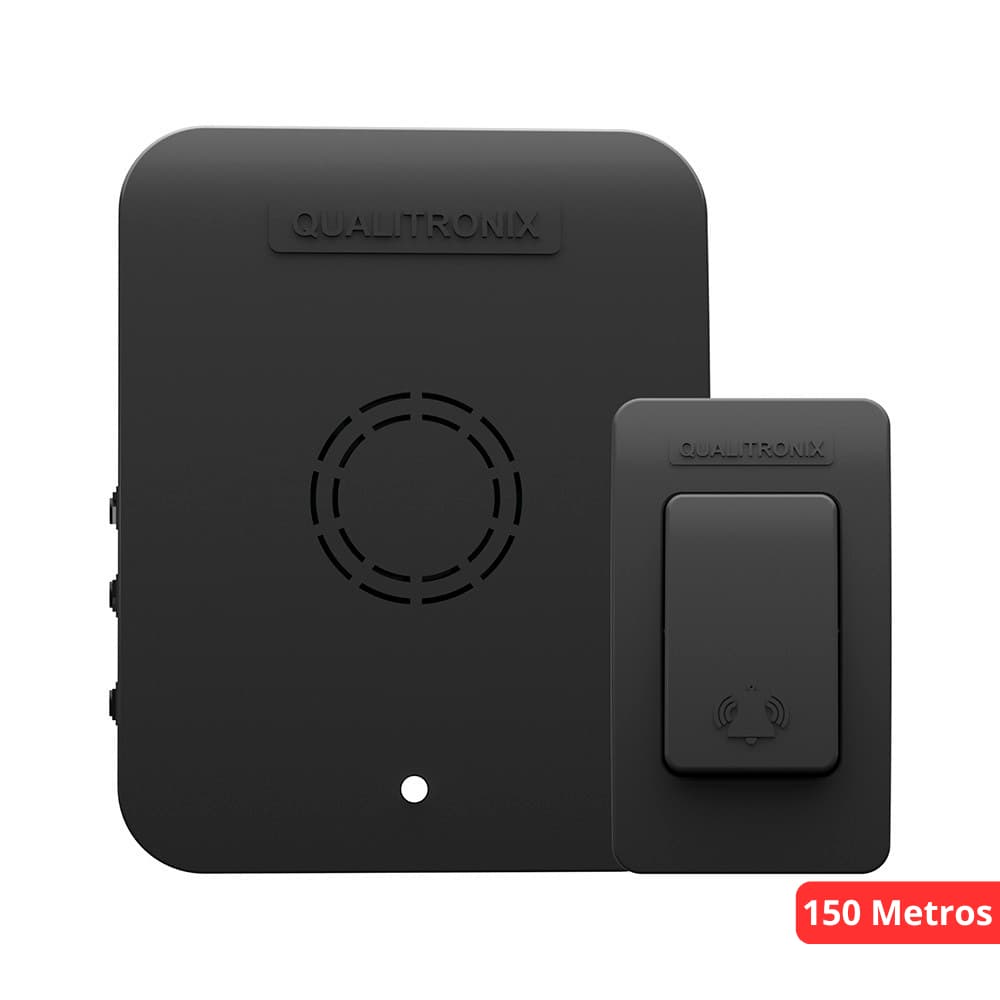 Campainha Sem Fio 150 Metros Alcance | 52 Toques Musicais  Modelo: QC1P