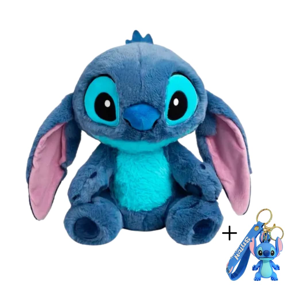 Boneco de Pelúcia Stitch – 25 cm de Pura Fofura MAIS BRINDE CHAVEIRO STITCH