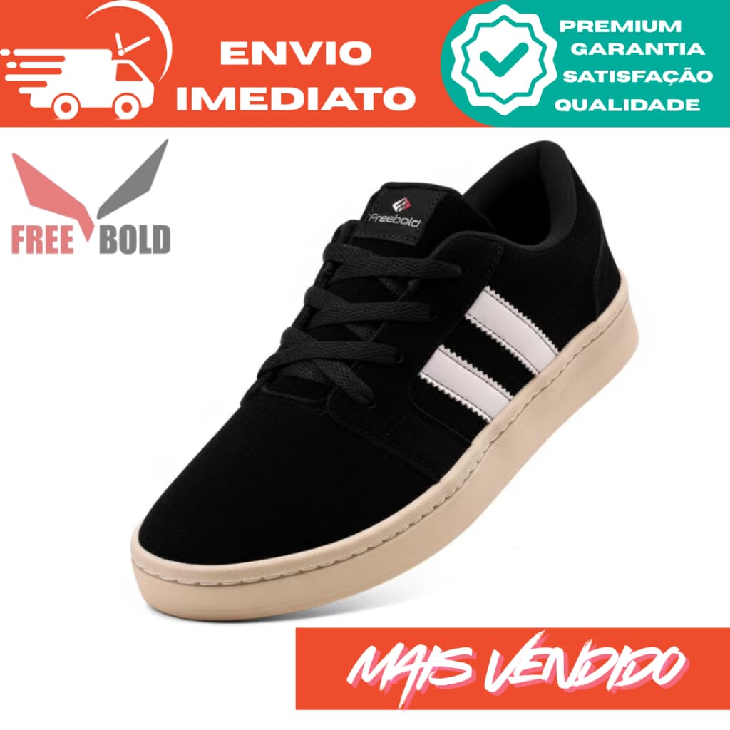 Tênis Masculino e Feminino CAMP Bold Confortável Casual Sport e Lazer