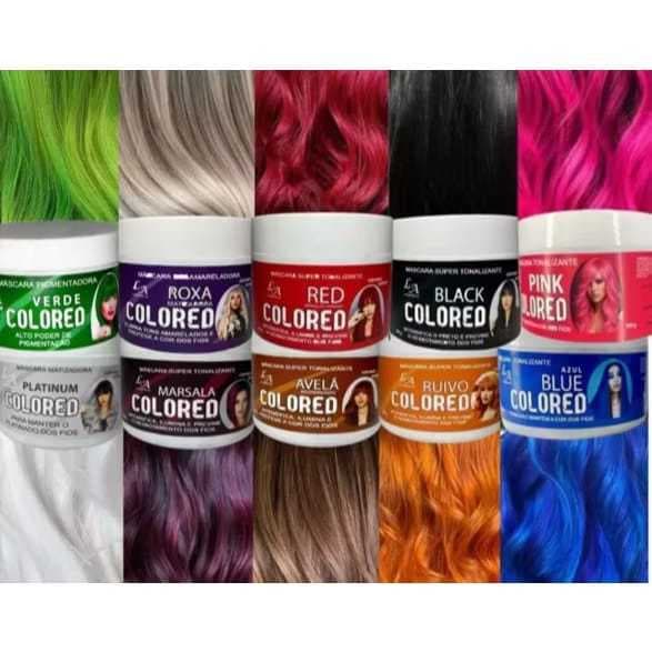 Máscara Tonalizante,E Matizadora  100% Natural Sem Química + Luvas.