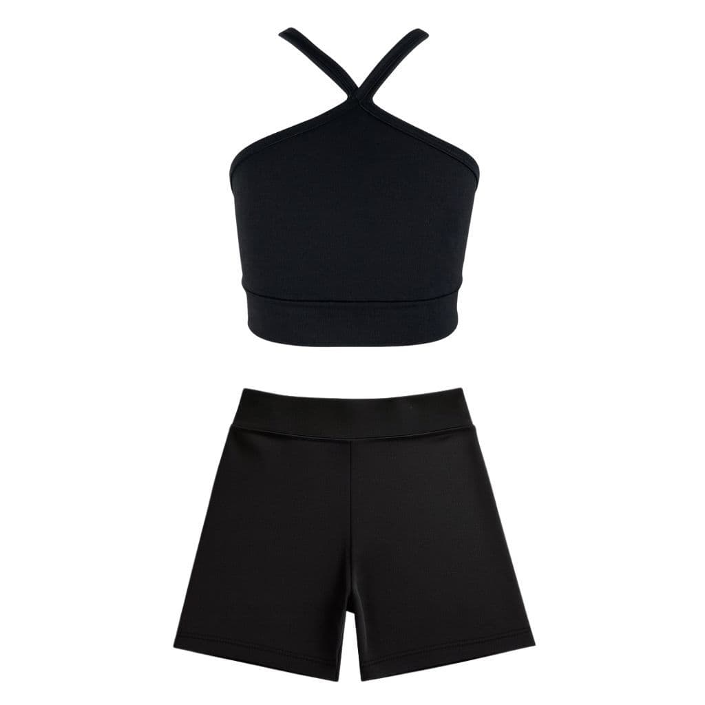 Conjunto Fitness Ballet Infantil : Top e Short Suplex