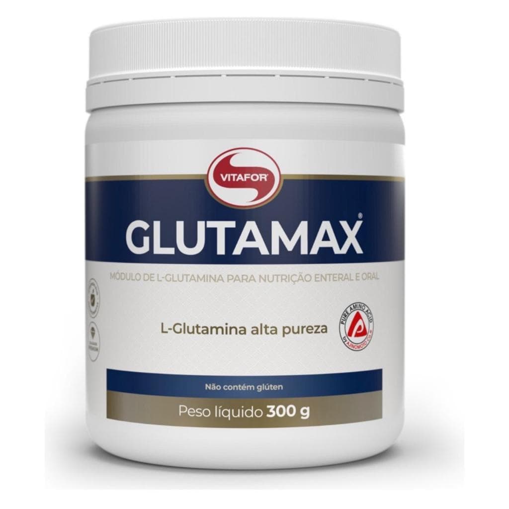 glutamina glutamax vitafor suplemento alimentar em pó sem sabor