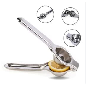 Espremedor Chef Gourmet De Limão Aço Inox Maciço Super Forte