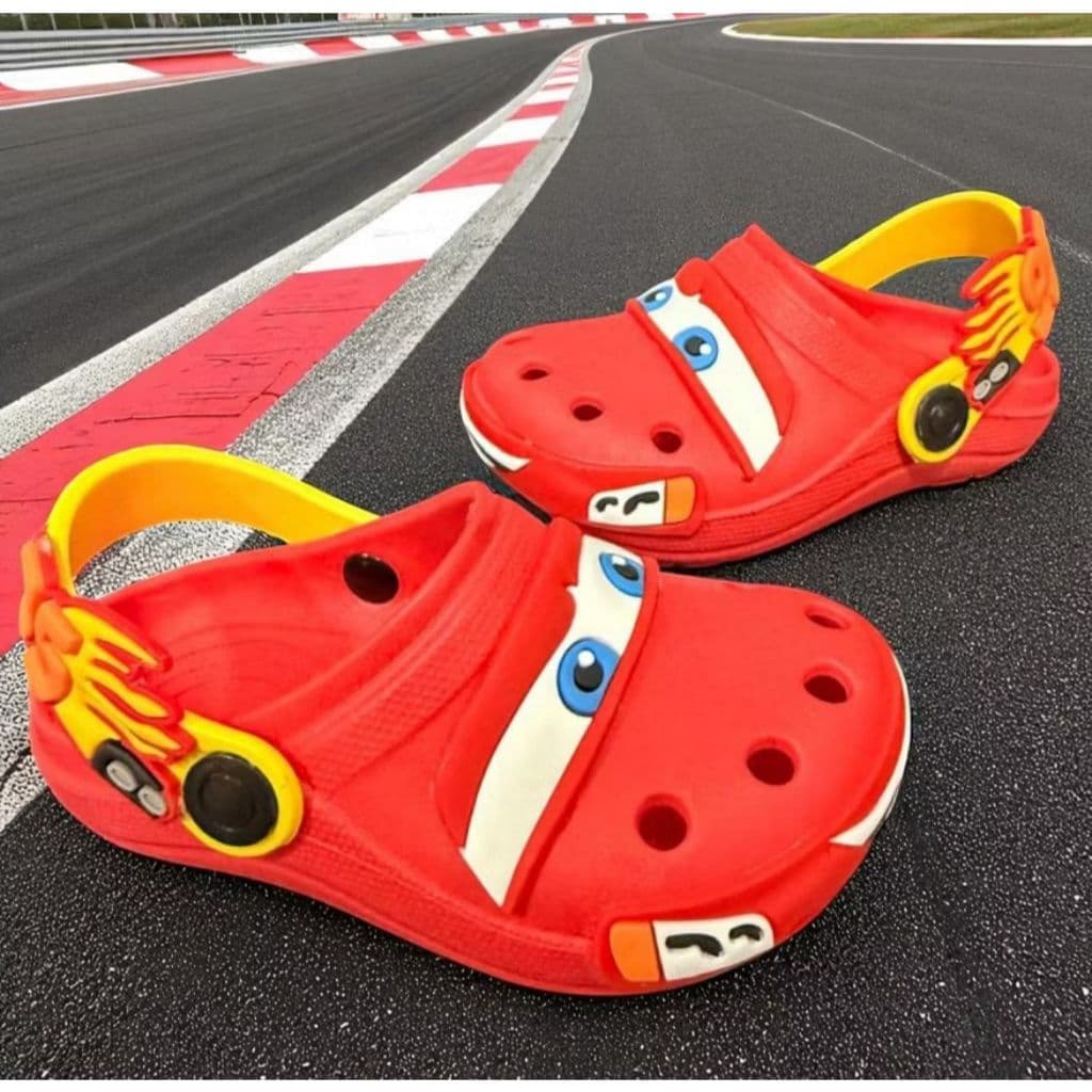 Babuche Infantil Menino carros Leve Divertido Sandália Confortável Delicado Antiderrapante