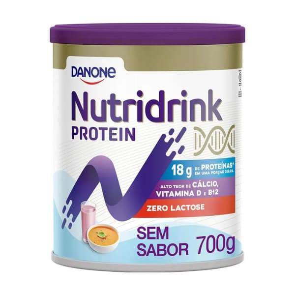 Nutridrink Protein Neutral 700g–Suplemento Nutricional Sem Sabor, Alto Teor de Proteínas, Uso Oral
