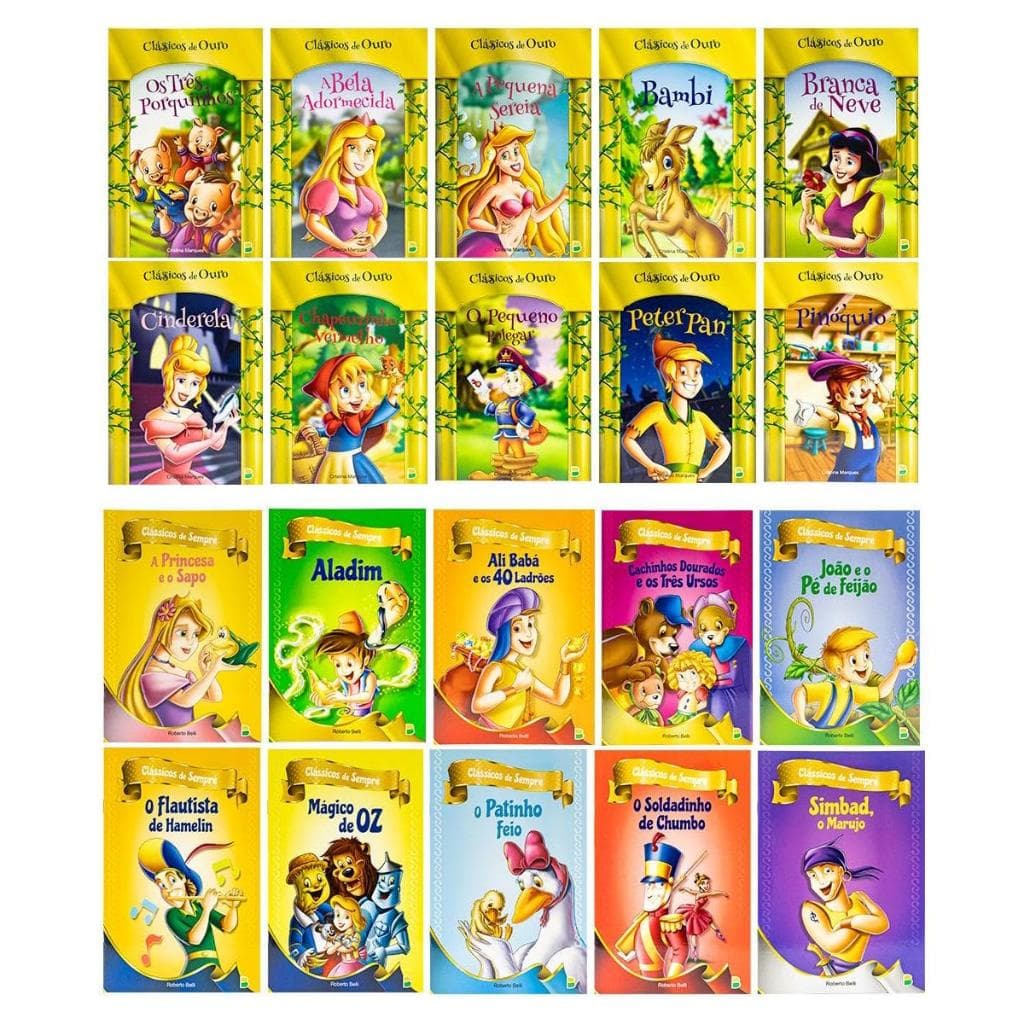 Kit Coleção Clássicos de Ouro + Clássicos de Sempre